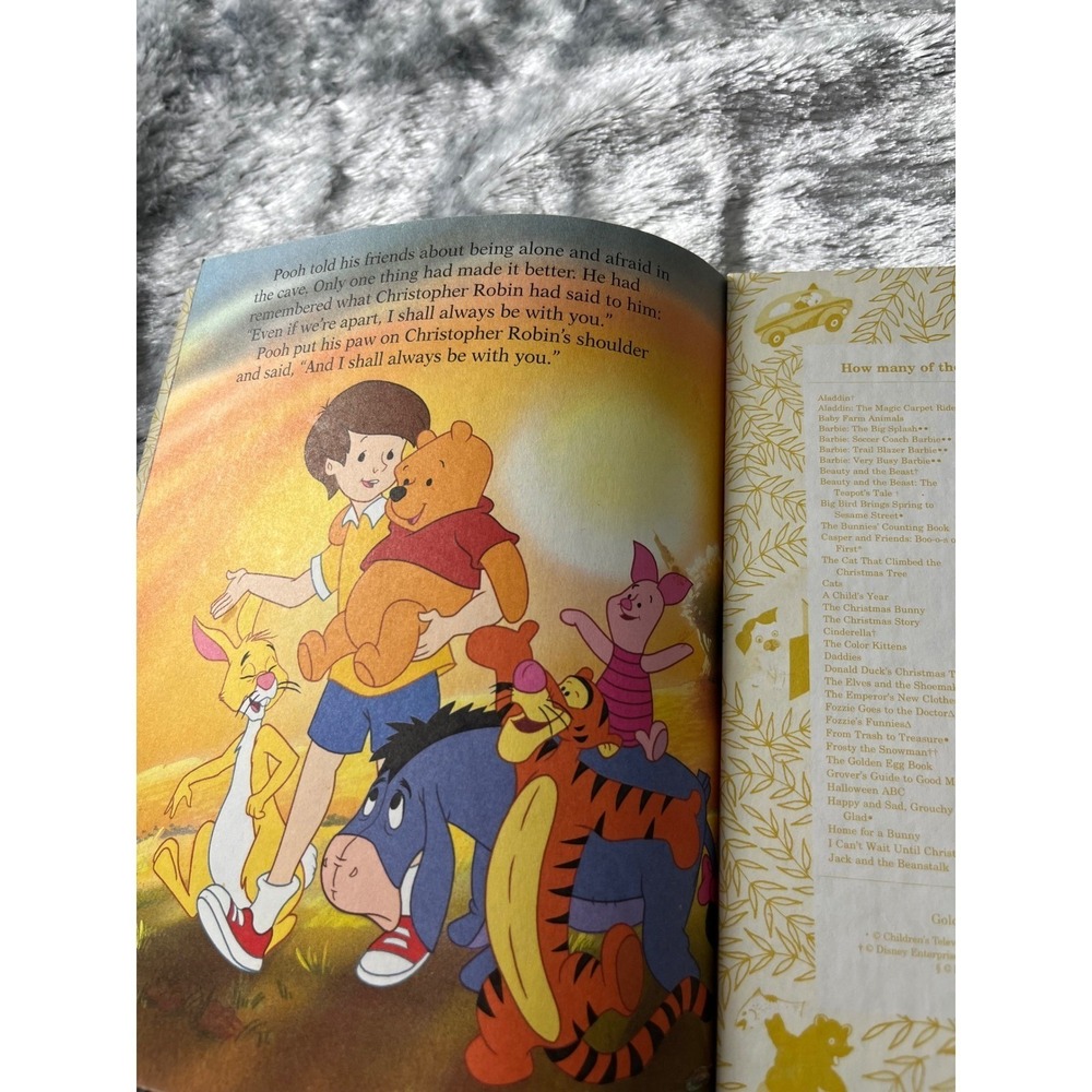 Little Golden Book 1997 Disney Pooh's Grand Adventure Excellent First Edition - Picture 6 of 7